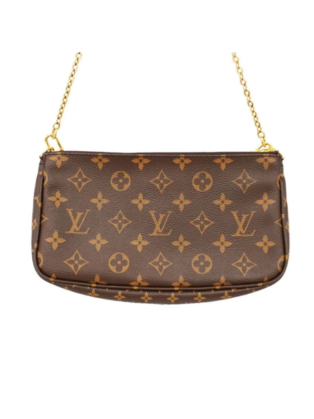 Louis Vuitton Shoulder Bag Monogram Multi Pochette Accessoires Khaki Brown